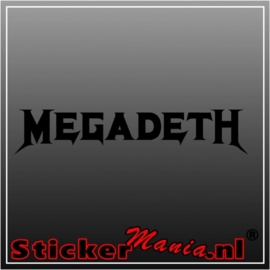 megadeth sticker