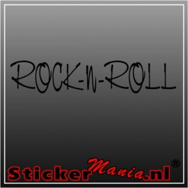 Rock n roll 2 sticker