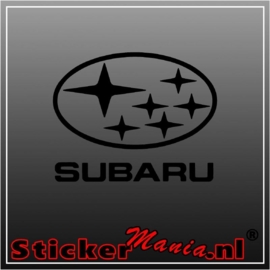 Subaru logo sticker