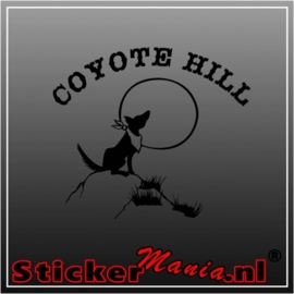 Coyote hill sticker