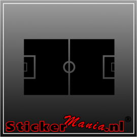 Voetbalveld sticker