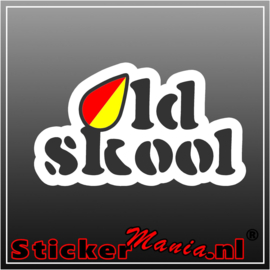Oldskool Full Colour sticker