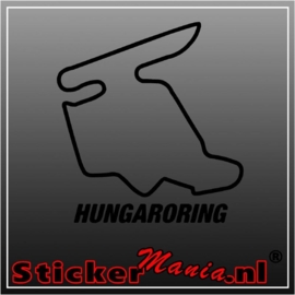 Hungaroring circuit sticker