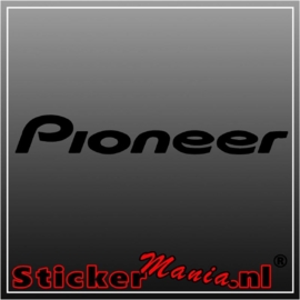 Pioneer sticker