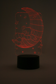 Slapend beertje led lamp