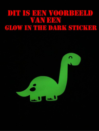 Dino 8 Sticker Glow in the dark