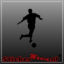 Muursticker voetbal 6