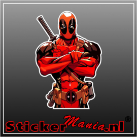 Deadpool full colour sticker