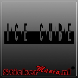 Ice cube sticker