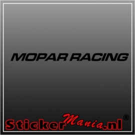 Mopar racing sticker