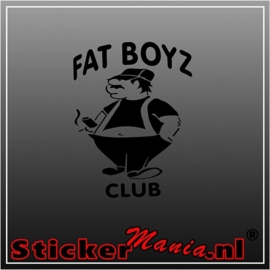 Fat boyz club sticker