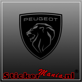 Peugeot nieuw logo sticker