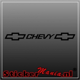 Chevy raamstreamer sticker