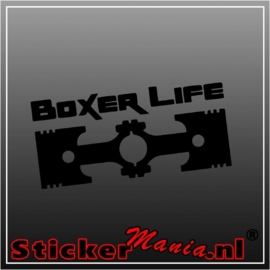 Boxer life sticker