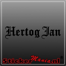 Hertog jan 2 sticker