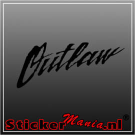 Outlaw sticker