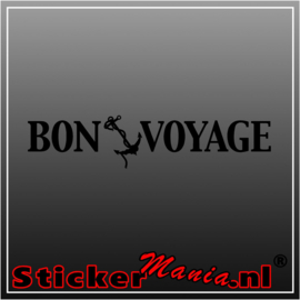 Bon voyage sticker