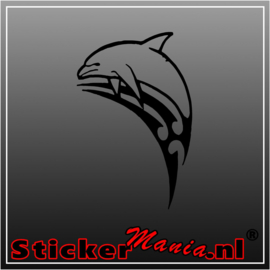 Dolfijn 2 tribal sticker