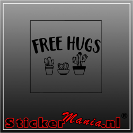 Free hugs sticker