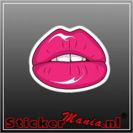 Lips Full Colour sticker