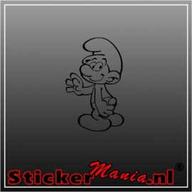 Smurf sticker