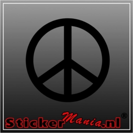 Peace sign sticker