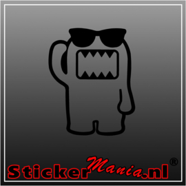 Domo sunglass sticker