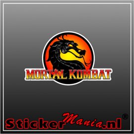 Mortal kombat full colour sticker