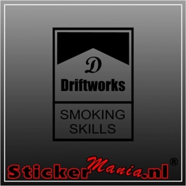 Smoking skills sticker