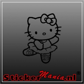 Hello kitty dance sticker