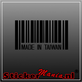 Made in Taiwan sticker