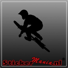 Muursticker fietser 2