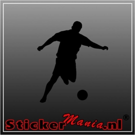 Muursticker voetbal 7