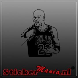 Micheal jordan sticker