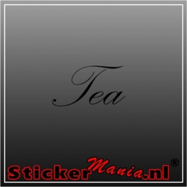 Tea sticker