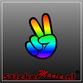 Peace Full Colour sticker