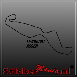 TT assen circuit sticker