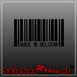 Made in Belgium sticker