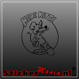 Here Kitty sticker