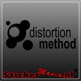Distortion method sticker