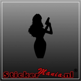 James bond girl 2 sticker