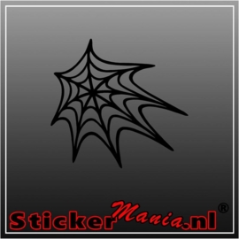Spinnenweb 2 sticker