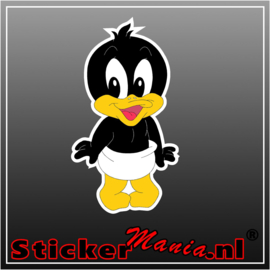 Baby Daffy Duck Full Colour sticker