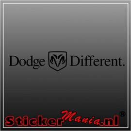 Dodge different sticker