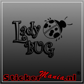 Lady bug sticker