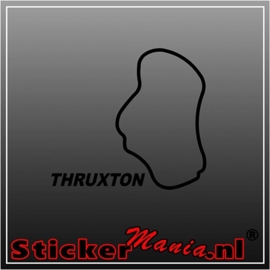 Thruxton circuit sticker