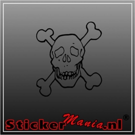 Skull 40 sticker