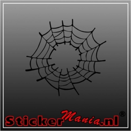 Spinnenweb 3 sticker