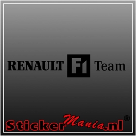 Renault F1 team sticker