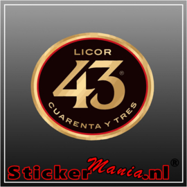 Licor 43 full colour sticker